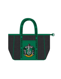 Bolsa de Playa Harry Potter Slytherin Premium de Malla con Asas Verdes