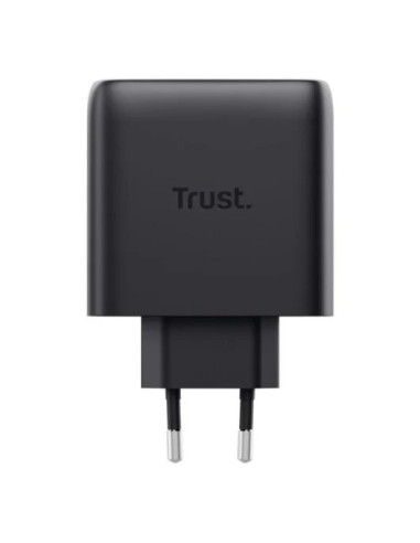 CARGADOR TRUST MAXO 3XUSB-C 1XUSB-A 65W + CABLE USB-C 2M BLACK