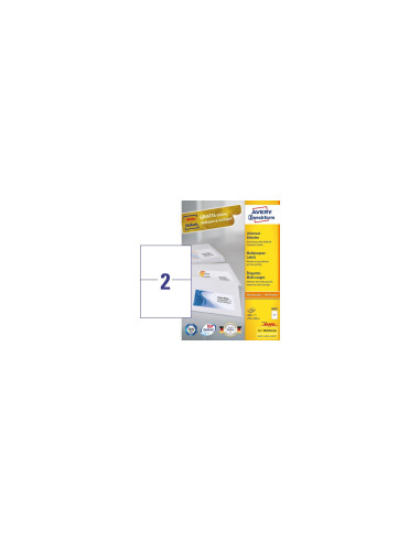 Avery 3655 etiqueta autoadhesiva Rectángulo Permanente Blanco 200 pieza(s)