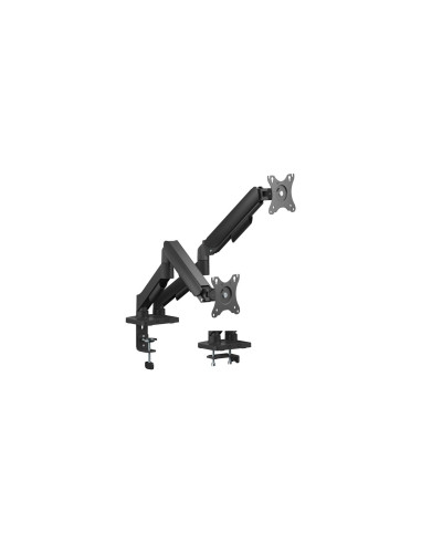 iggual SPMP02-A Soporte pinza 2 monitores 17-34" pro