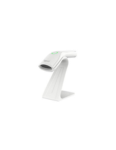 iggual Lector código barras 2D USB botón blanco