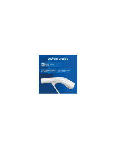 iggual Lector código barras 2D USB botón blanco