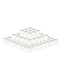 iggual Pack 100 rollos papel térmico sin BPA 57X57mm