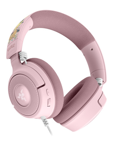 Razer Kraken V4 X – Pikachu & Eevee Edition Auriculares Alámbrico Diadema Juego USB Type-C / USB Type-A Rosa