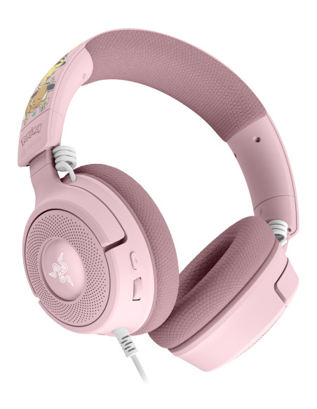 Razer Kraken V4 X – Pikachu & Eevee Edition Auriculares Alámbrico Diadema Juego USB Type-C / USB Type-A Rosa