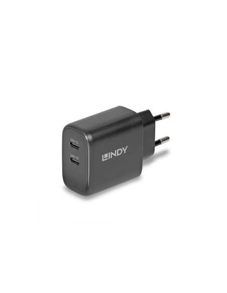 Lindy 73438 cargador de dispositivo móvil Universal Negro Corriente