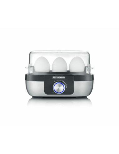 Severin EK 3163 3 huevos Negro, Acero inoxidable, Transparente