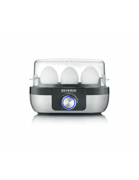 Severin EK 3163 3 huevos Negro, Acero inoxidable, Transparente