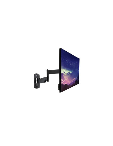 Lindy 40714 soporte para monitor 66 cm (26") Pared Negro