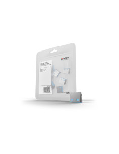 Lindy 40462 bloqueador de puerto USB tipo A Azul Acrilonitrilo