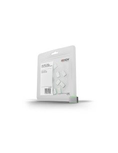 Lindy 40438 bloqueador de puerto USB Tipo C Verde 10 pieza(s)