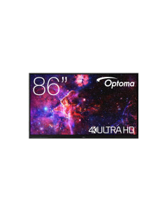 Optoma H1F0H08BW101 pizarra blanca interactiva 2,18 m (86") 3840 x 2160 Pixeles Pantalla táctil Negro USB