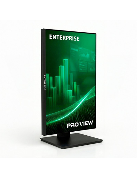 MONITOR ENTERPRISE PRO-VIEW 24 IPS FHD 120HZ VGA + HDMI + DISPLAYPORT ERGONOMICO MULTIMEDIA VESA ULTRA THIN BORDER FREE 3YR GAR