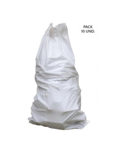 PACK 10 BOLSAS DE ESCOMBROS DE RAFIA 85X55CM 25KG SUNGARDEN