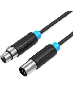 CABLE ESTEREO VENTION XLR M - XLR H 2M BLACK