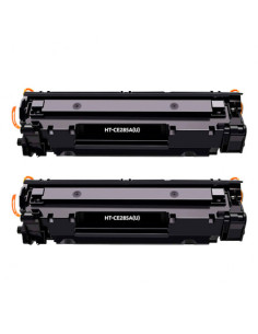 PACK 2 CARTUCHOS TONER COMPATIBLE HP 285A 2K