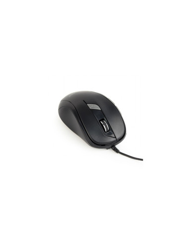 Gembird MUS-6B-01 Raton ambidextro usb tipo a optico 1600dpi negro