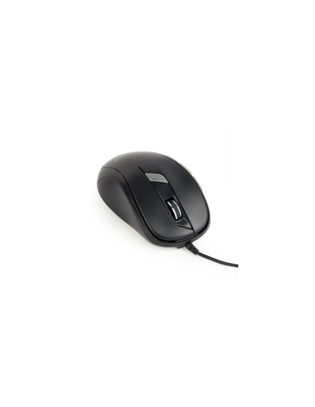 Gembird MUS-6B-01 Raton ambidextro usb tipo a optico 1600dpi negro