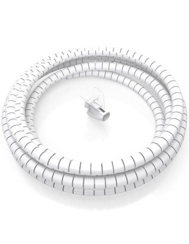 ORGANIZADOR DE CABLE AISENS FLEXIBLE 25MM 3M WHITE