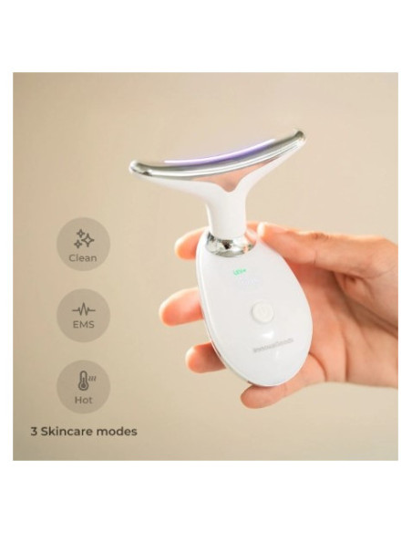 MASAJEADOR FACIAL ELECTRICO PARA CARA Y CUELLO 500mAh INNOVAGOODS
