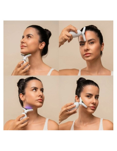MASAJEADOR FACIAL ELECTRICO PARA CARA Y CUELLO 500mAh INNOVAGOODS