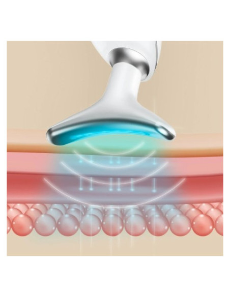 MASAJEADOR FACIAL ELECTRICO PARA CARA Y CUELLO 500mAh INNOVAGOODS