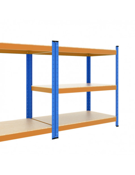 ESTANTERIA METALICA 5 BALDAS 180X100X40CM 175KGS BLIM