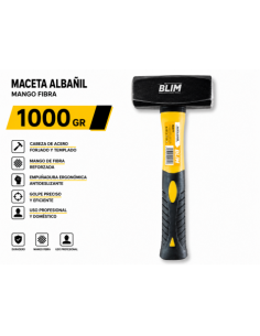 MACETA ALBAÑIL 1000GR MANGO FIBRA BLIM