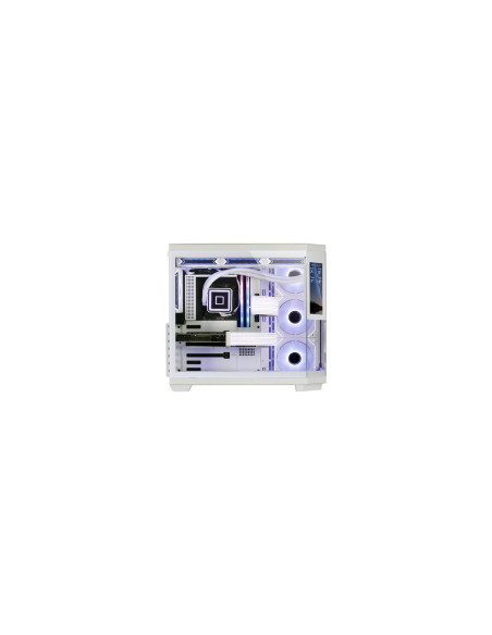 Mars Gaming MC3TCORELCDW carcasa de ordenador Midi Tower Blanco