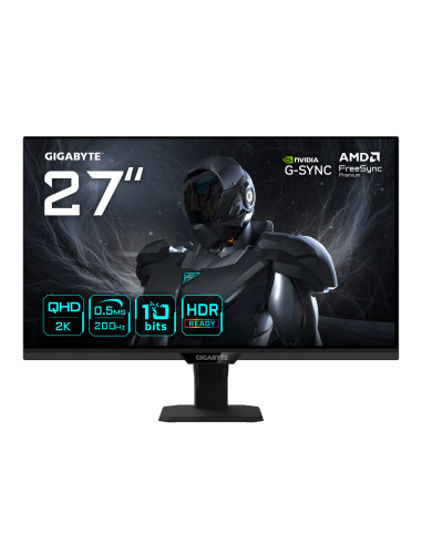 GIGABYTE G27Q20T Monitor Gaming 27” QHD - 2560 x 1440, 200Hz, 0.5ms,