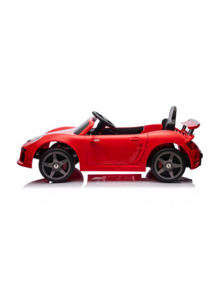 COCHE INFANTIL A BATERIA CON CONTROL REMOTO PORSCHE RUF CTR3 ROJO