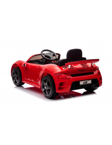 COCHE INFANTIL A BATERIA CON CONTROL REMOTO PORSCHE RUF CTR3 ROJO
