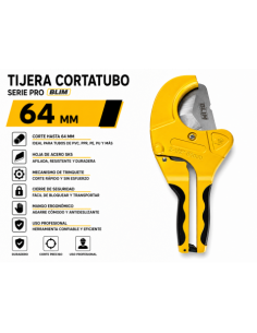 TIJERA CORTATUBO 64MM. SERIE PRO BLIM