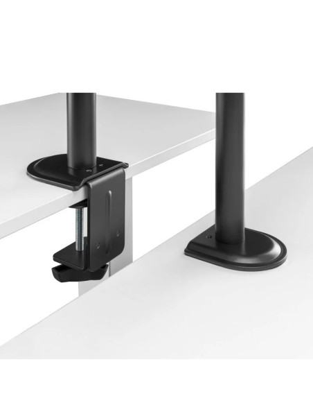 SOPORTE DE MESA MONITOR/NOTEBOOK AISENS REG.ALTURA GIR. INCL. 17-32 9KG BLACK