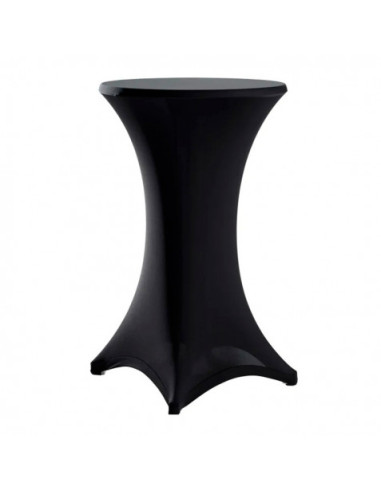 FUNDA PARA MESA DE COCTEL 110X80 NEGRA SUNGARDEN