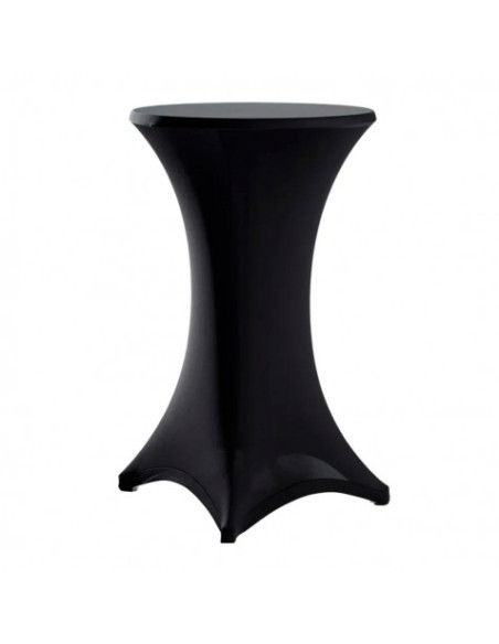 FUNDA PARA MESA DE COCTEL 110X80 NEGRA SUNGARDEN