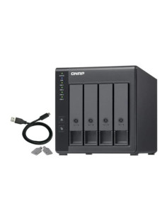 UNIDAD EXTERNA QNAP 4 HDD 3.5-2.5 TR-004 USB-C 2