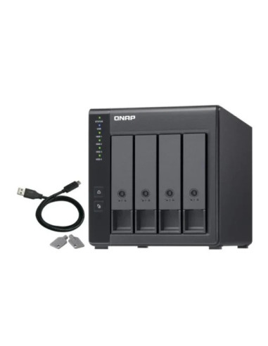 UNIDAD EXTERNA QNAP 4 HDD 3.5-2.5 TR-004 USB-C
