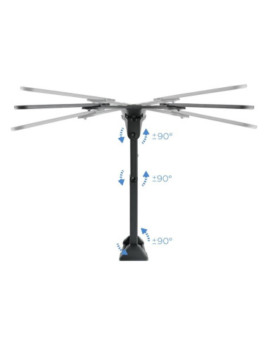 SOPORTE TV MONITOR TOOQ 23-55 30KG INCLINABLE/GIRATORIO