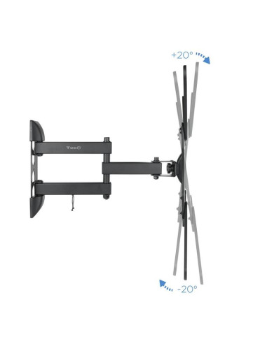 SOPORTE TV MONITOR TOOQ 23-55 30KG INCLINABLE/GIRATORIO