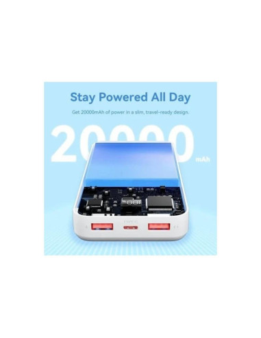 POWERBANK VENTION 5000MAH USB-C + LIGHTNING 20W BLUE