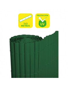 CAÑIZO PLÁSTICO DOBLE CARA 1X3 METROS VERDE SUNGARDEN