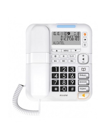 TELEFONO TMAX70 SOBREMESA PARA PERSONAS MAYORES BLANCO ALCATEL