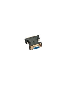 Lindy 41199 cambiador de género para cable VGA DVI-I Negro, Oro 2