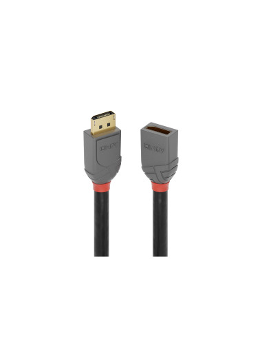 Lindy 36495 cable DisplayPort 0,5 m Negro