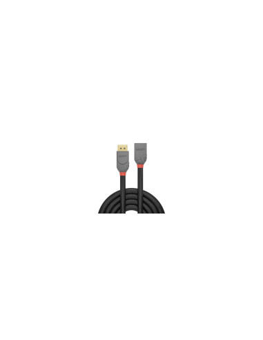 Lindy 36495 cable DisplayPort 0,5 m Negro