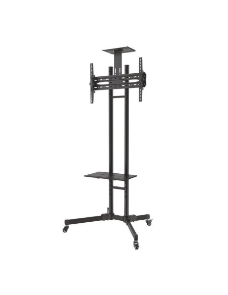 SOPORTE TV MONITOR AISENS SUELO CON RUEDAS 37-70 50KG BLACK