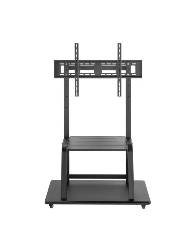 SOPORTE TV MONITOR AISENS SUELO CON RUEDAS 37-100 150KG BLACK/SILVER
