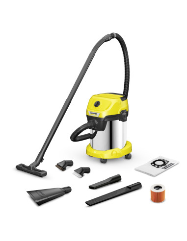 Kärcher WD 3 S V-17/4/20 17 L Aspiradora de tambor Seca y húmeda 1000 W Bolsa para el polvo