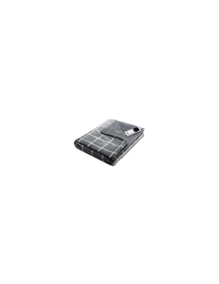Daga 16874 manta eléctrica y almohadilla 150 W Gris, Blanco Tela, Terciopelo
